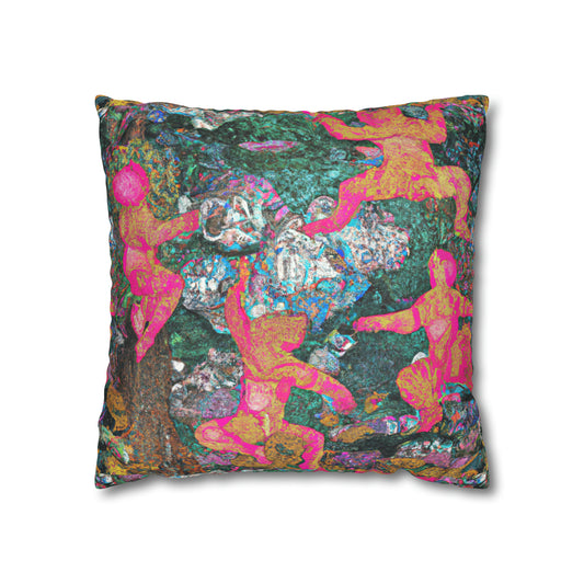 Cezanne's Dancing Bears Micro Suede Pillow Case