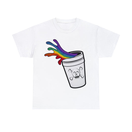 Rainbow Slushy Unisex Heavy Cotton Tee