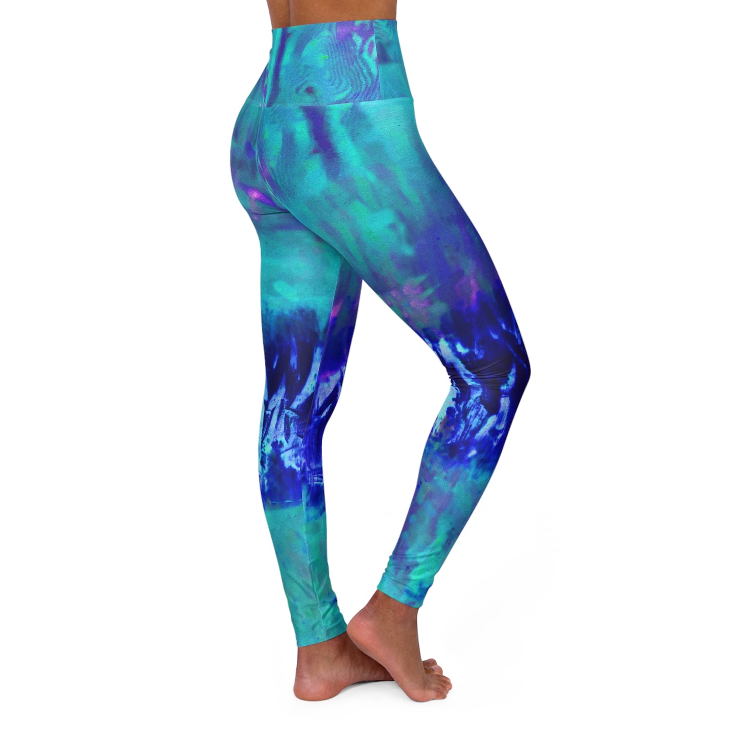 Teal & Turq Yoga Leggings