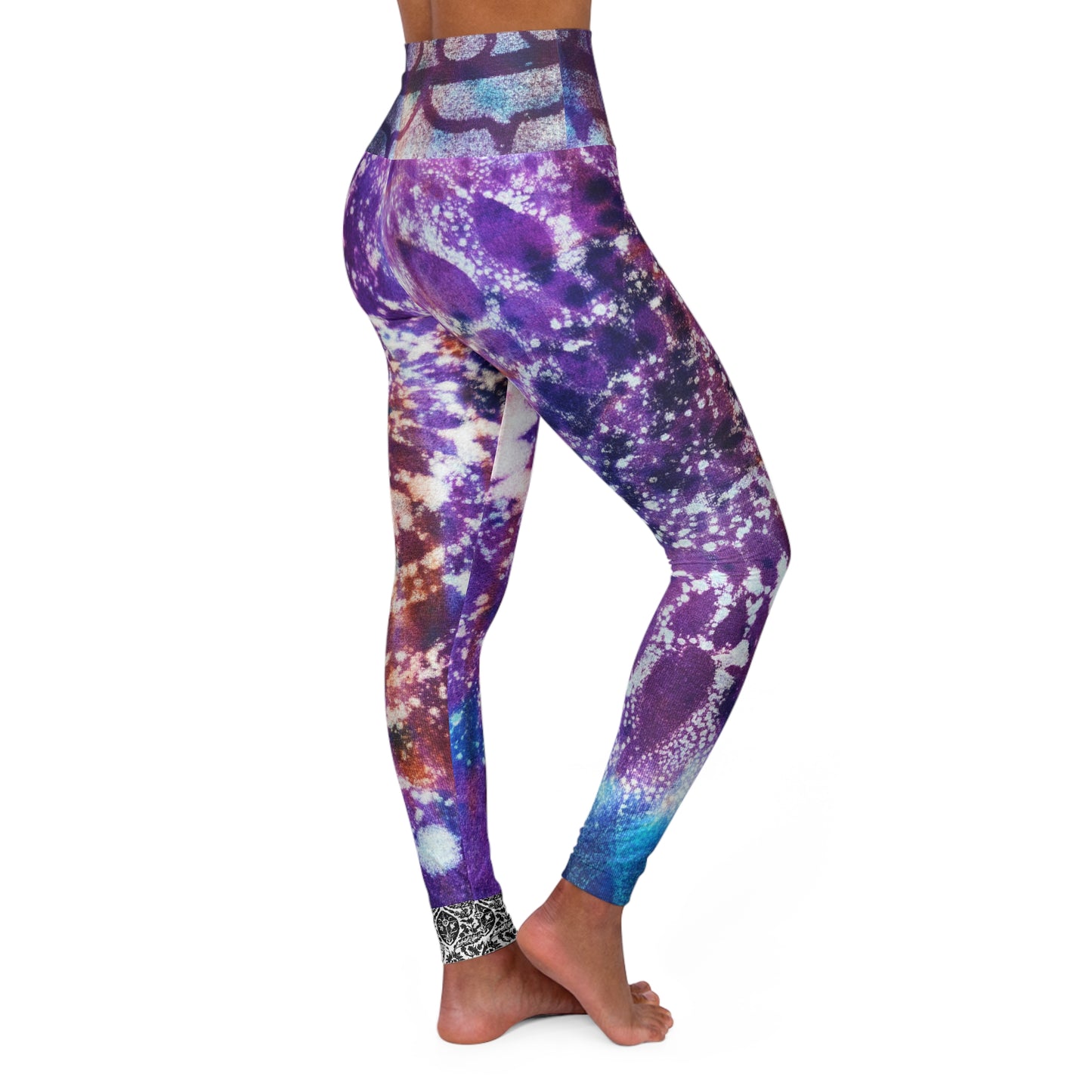 Mandala Tye Dye High Waisted Yoga Leggings