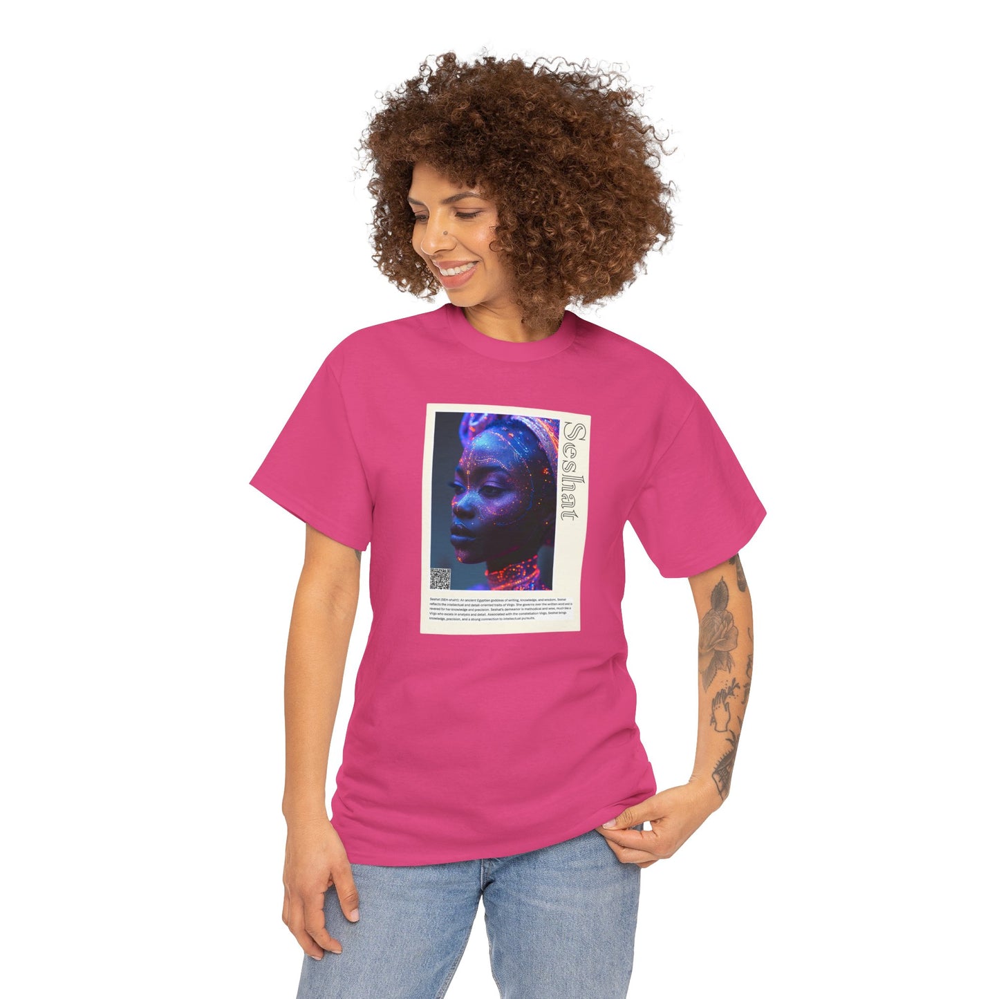 Seshat Aziza & Fae Unisex Heavy Cotton Tee