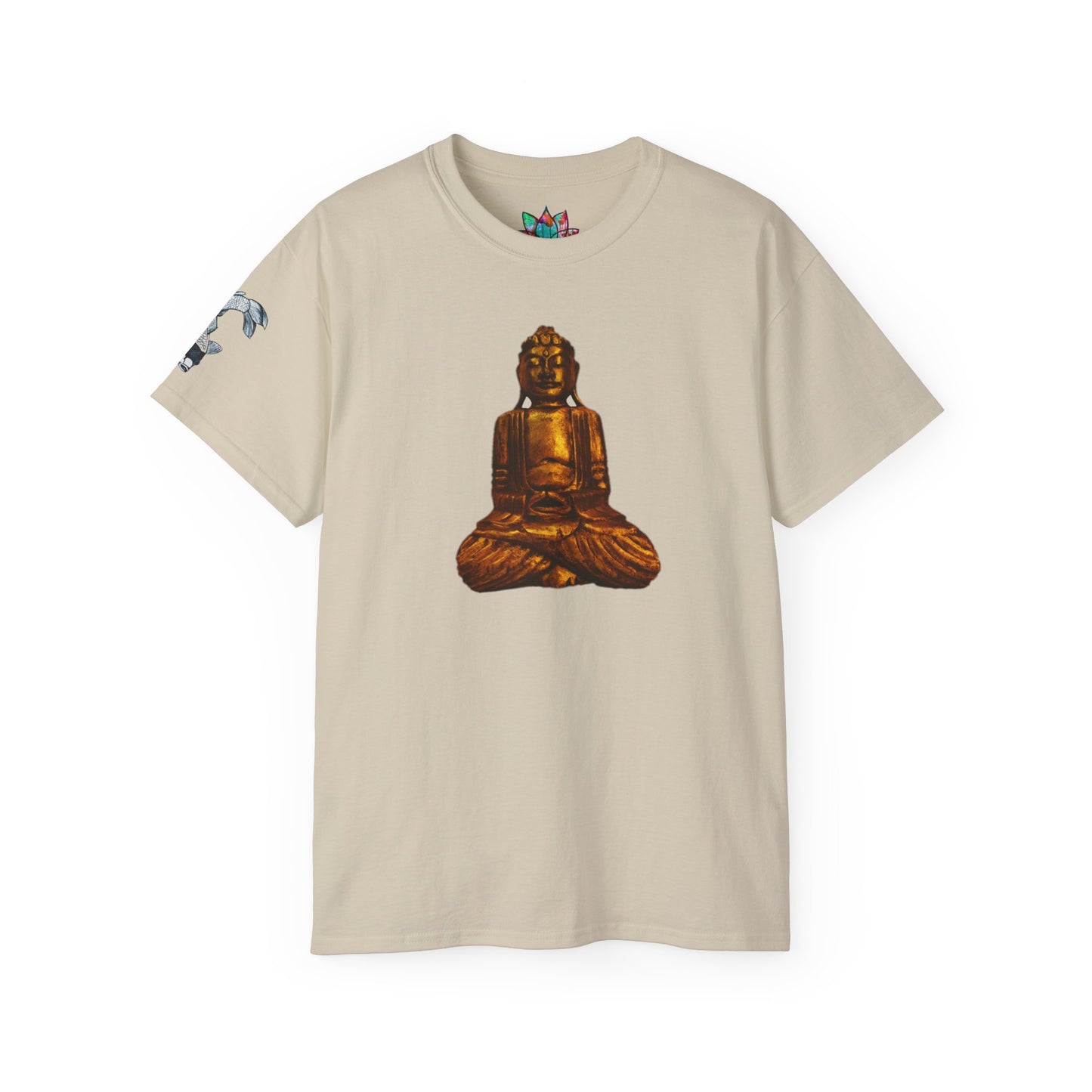 Fine Art Buddha Carving Print Unisex Ultra Cotton Tee