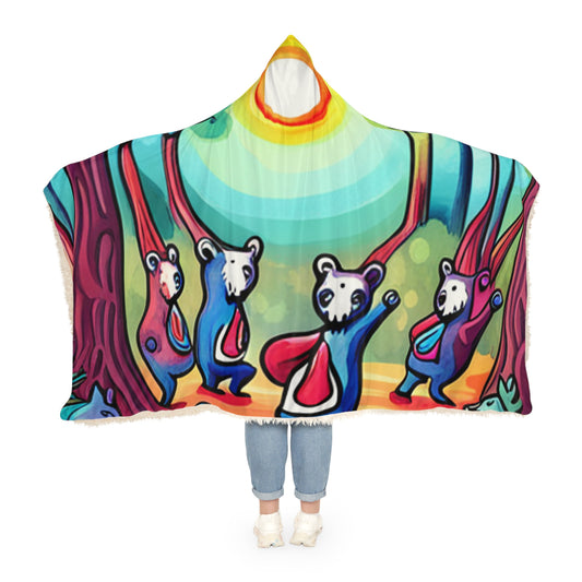 Day Tripping Bears Snuggle Blanket