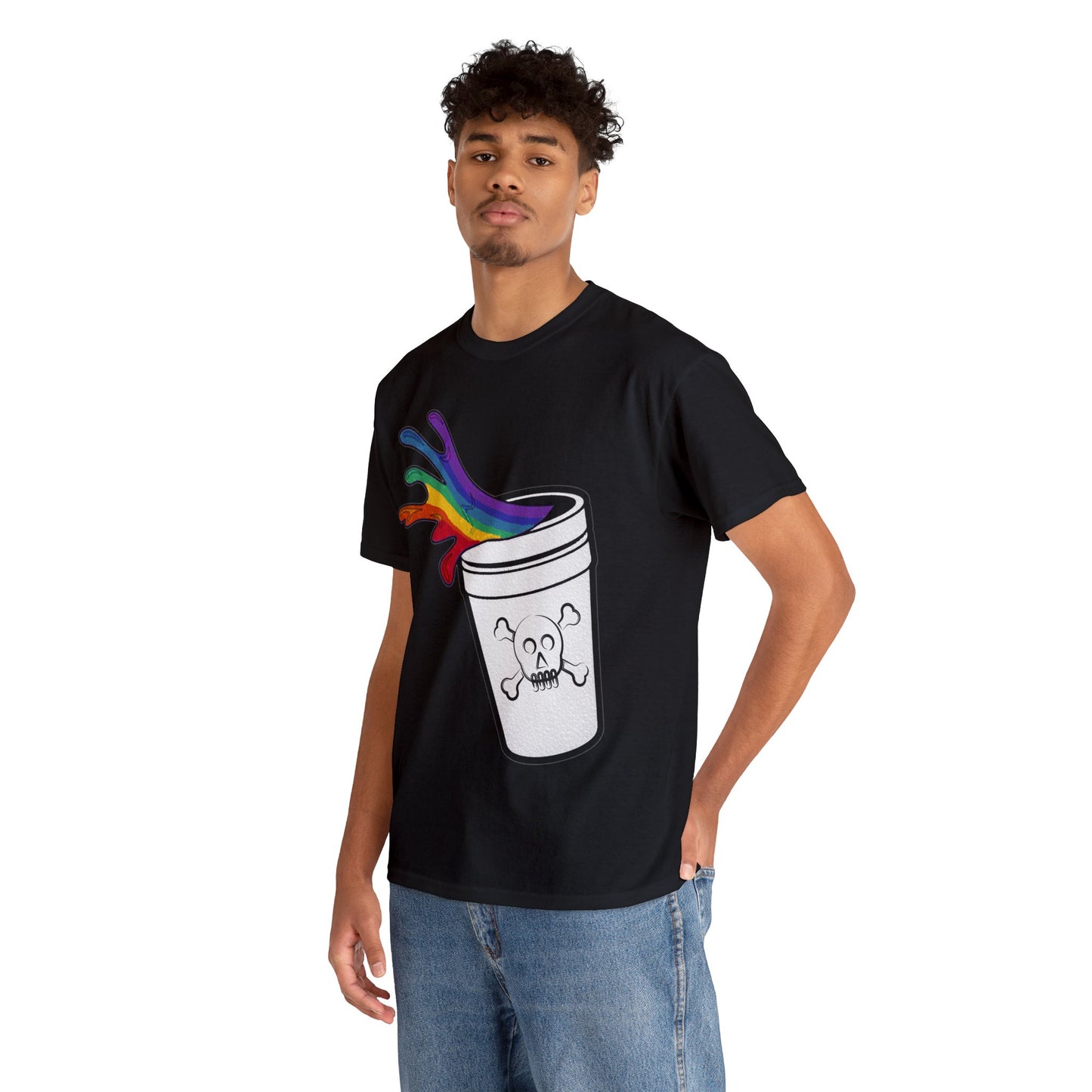 Rainbow Slushy Unisex Heavy Cotton Tee