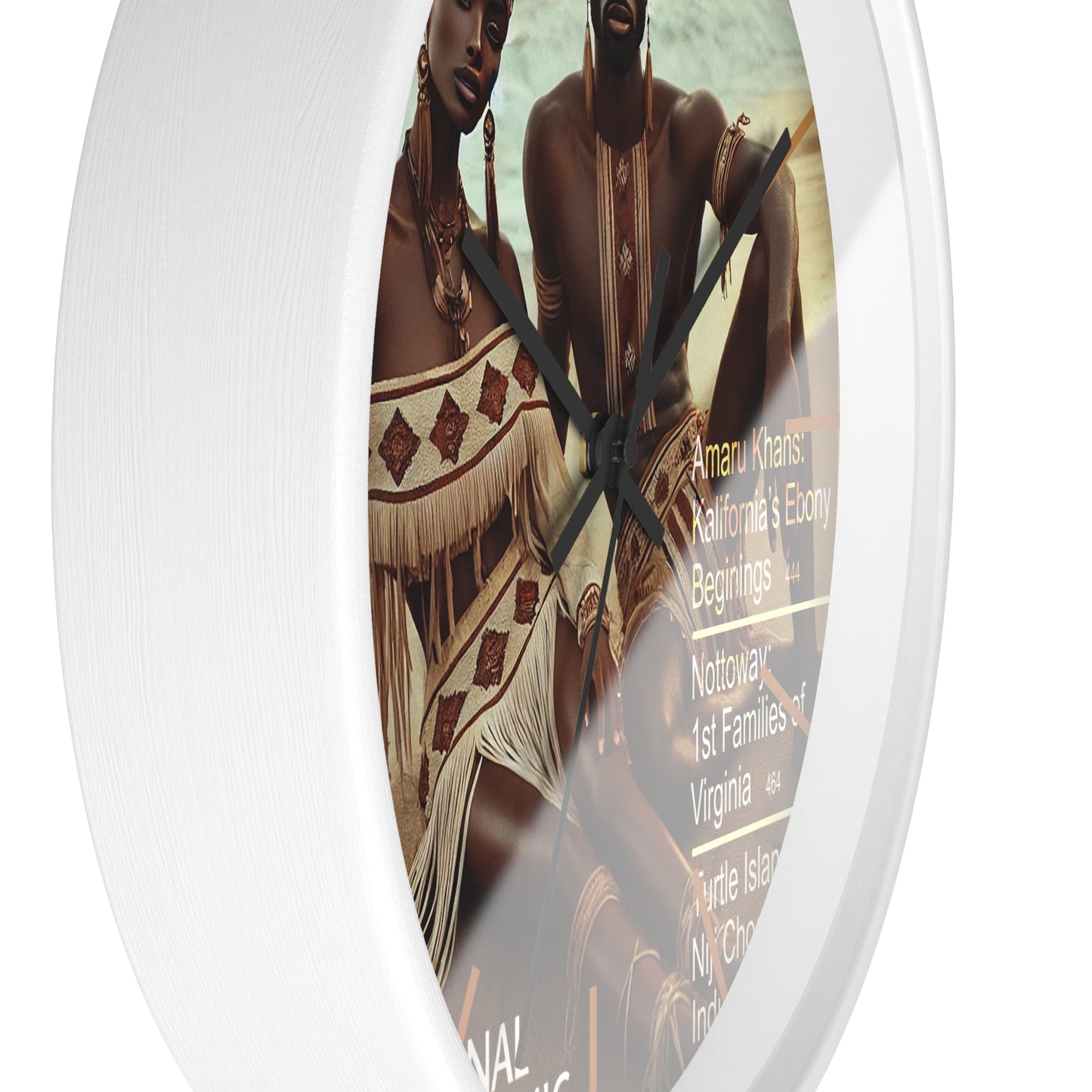 Turtle Island Amaru Khan Aborigine Wall Clock