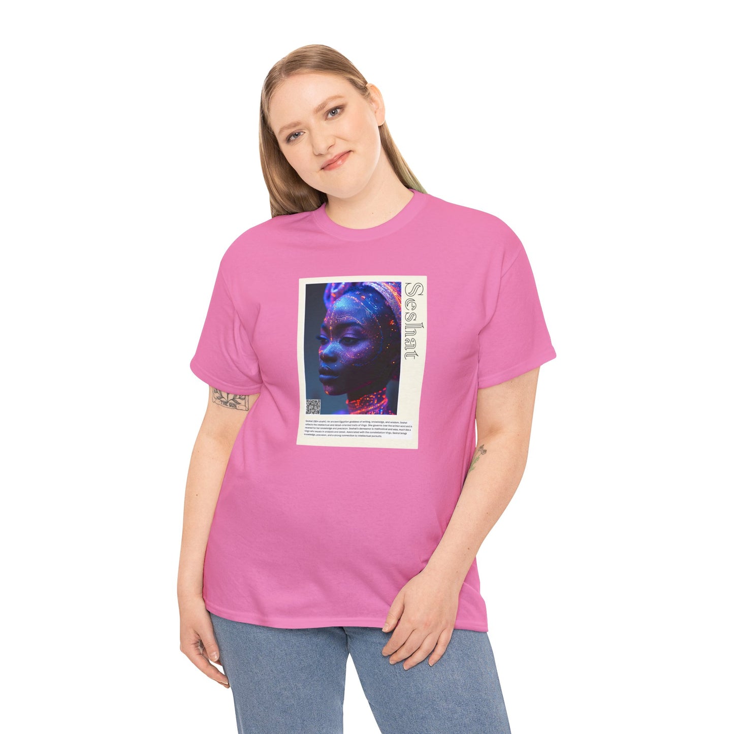 Seshat Aziza & Fae Unisex Heavy Cotton Tee