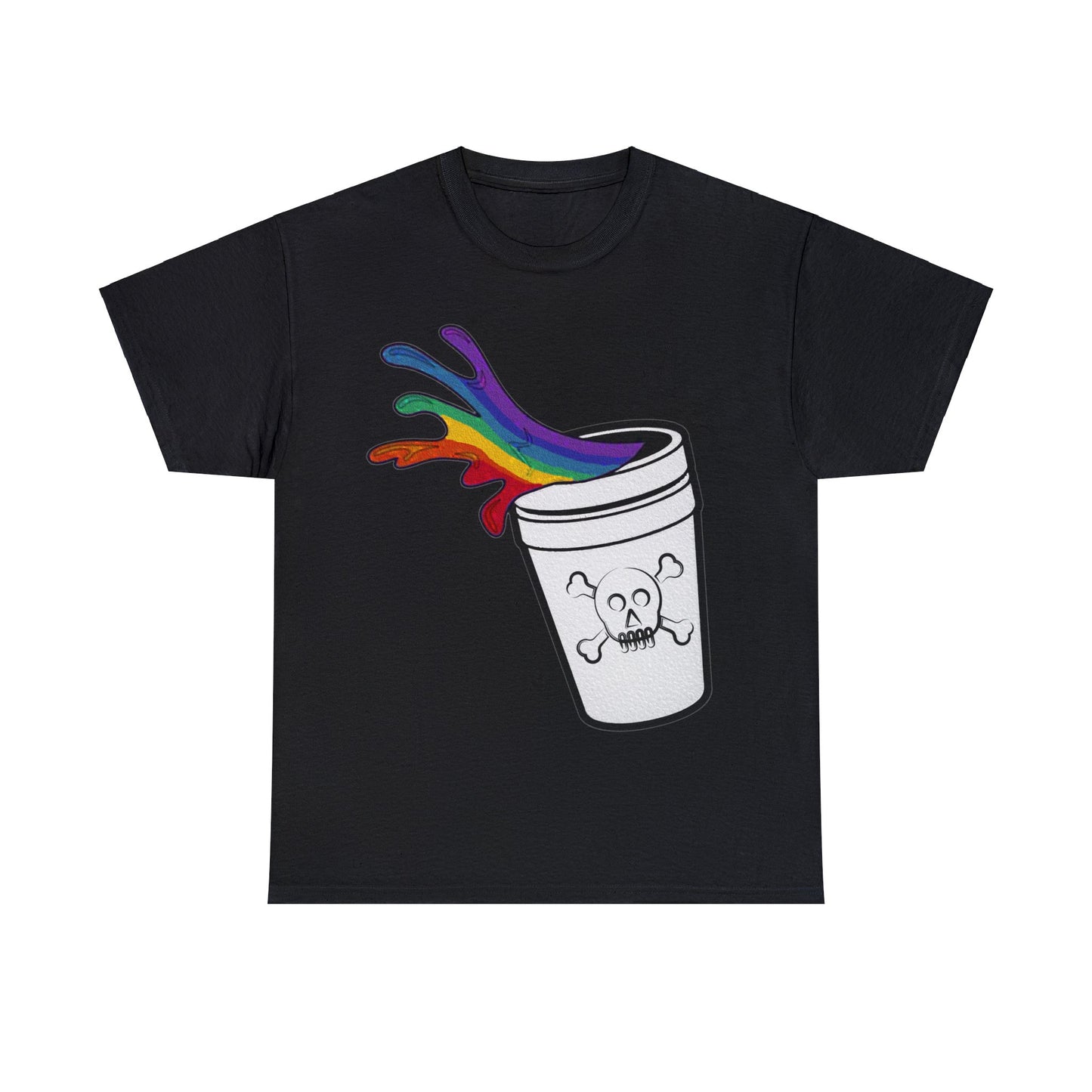 Rainbow Slushy Unisex Heavy Cotton Tee