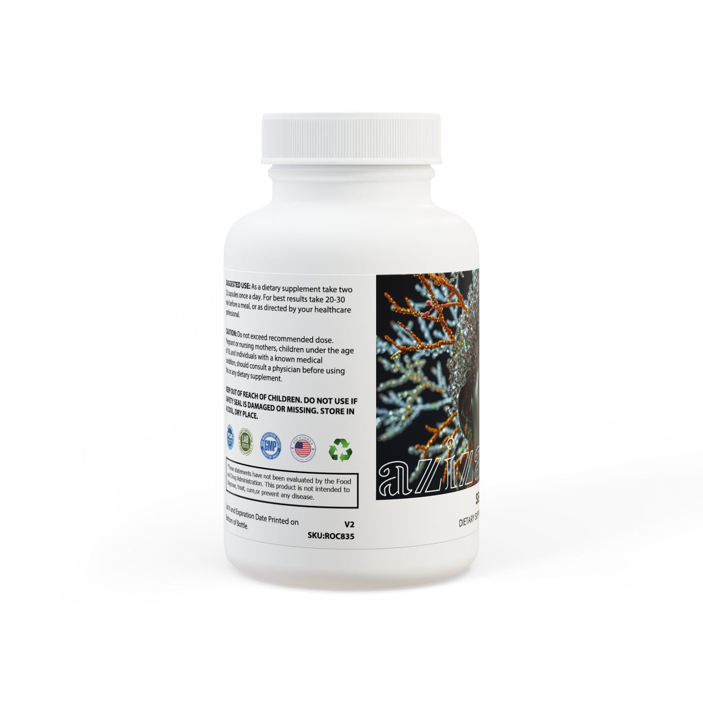 Sea Moss Supplement (60 Capsules) by Aziza & Fae