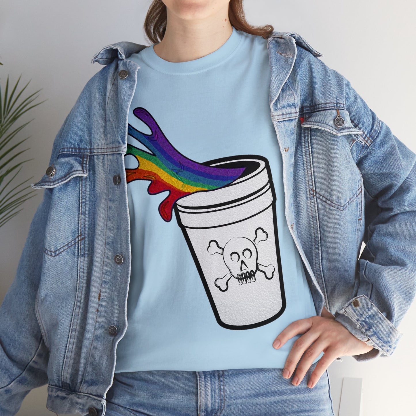 Rainbow Slushy Unisex Heavy Cotton Tee