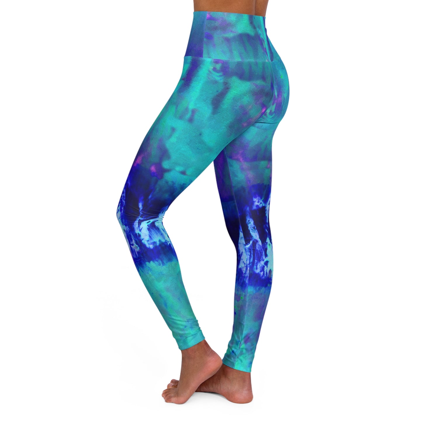 Teal & Turq Yoga Leggings