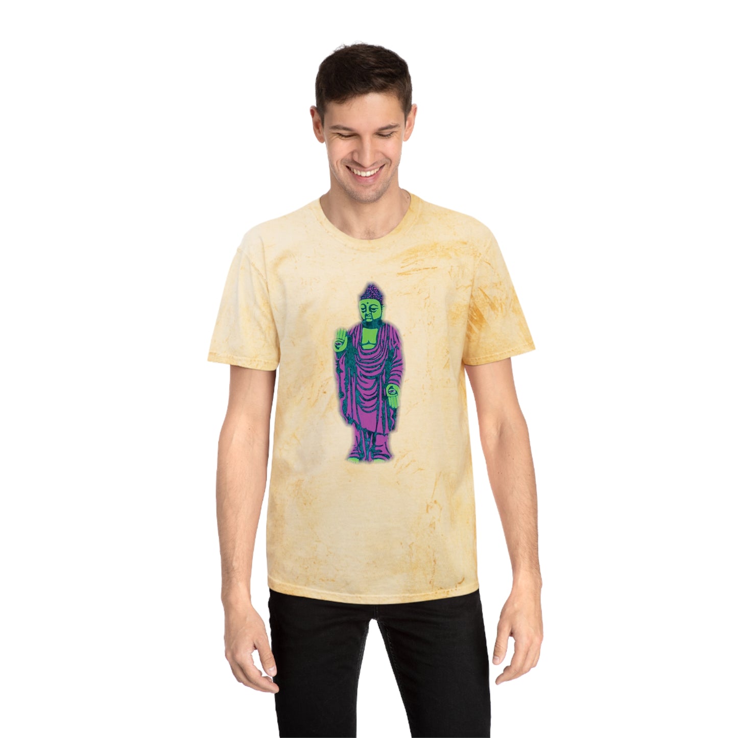 Grand Honor Buddha Purp Juice Industrial Dye Premium T-Shirt