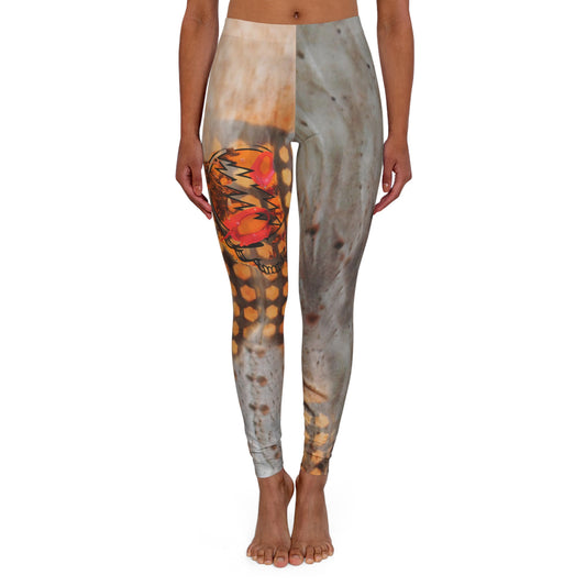 Desert Gold Skully Leggings