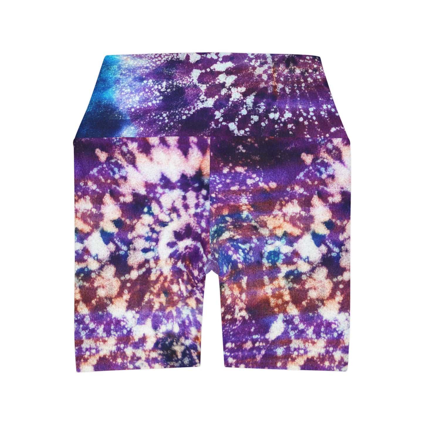 Tye Dye Mandala High Waisted Yoga Shorts