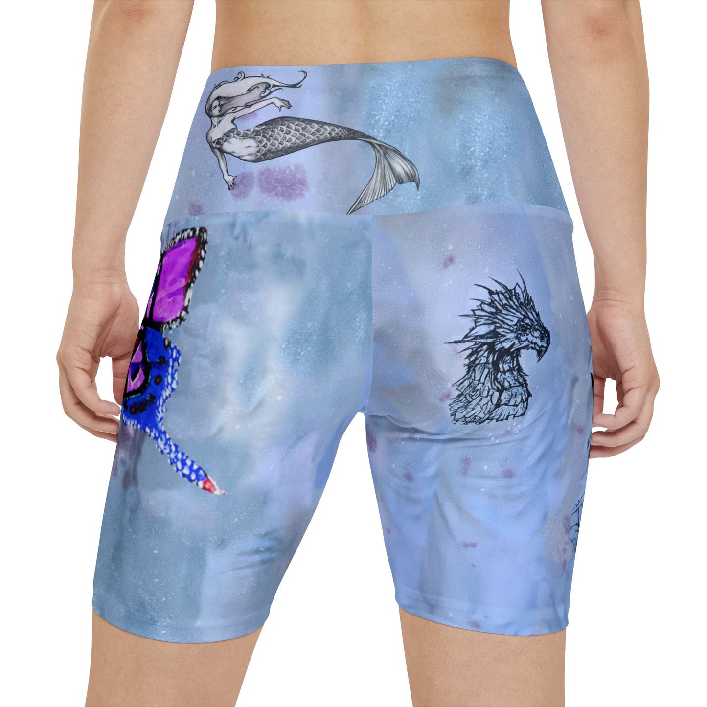 Fairy Memraid Goodness High Waisted Shorts