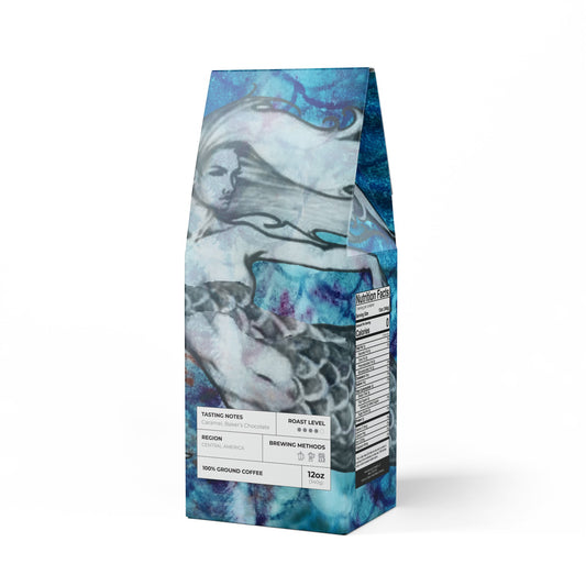 Mermaid Fantasy Star Art Colombian Coffee Blend Medium-Dark Roast