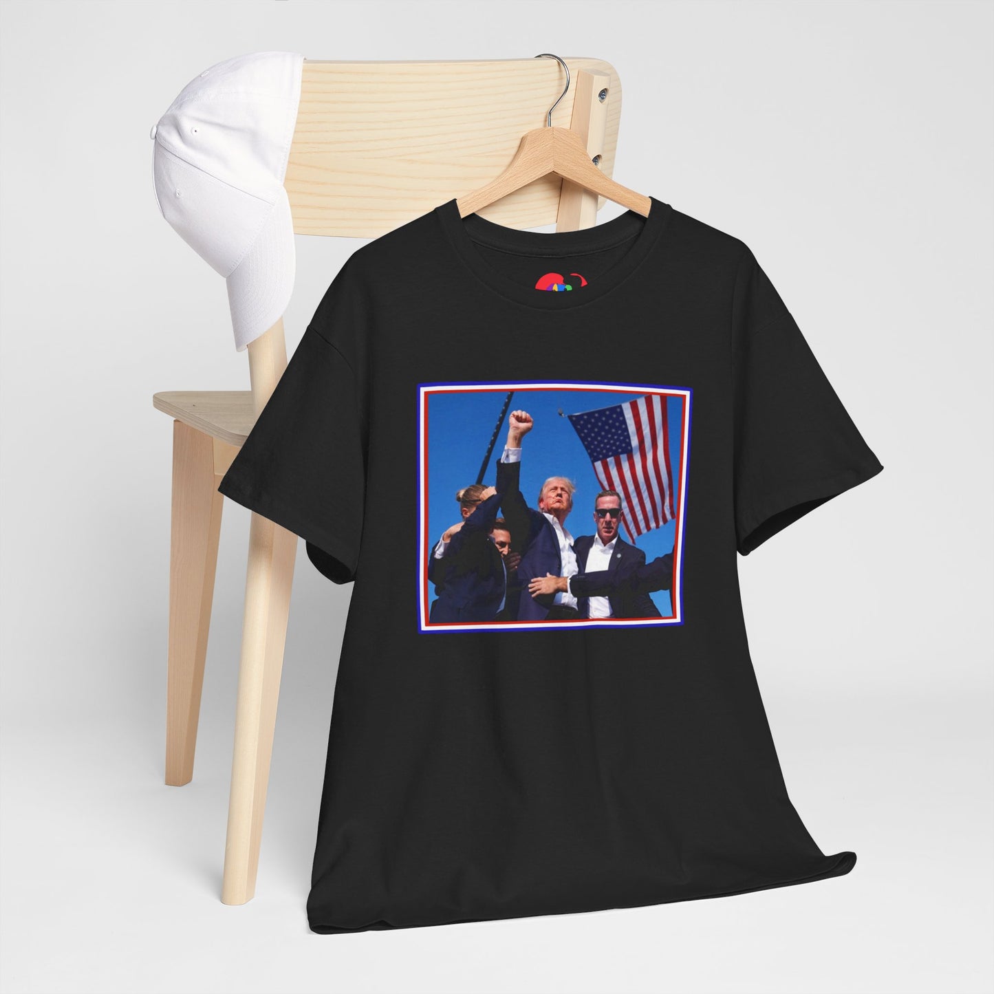 TRUMP RALLY SHOOTER FREEDOM LIVES High Quality USA T-Shirt