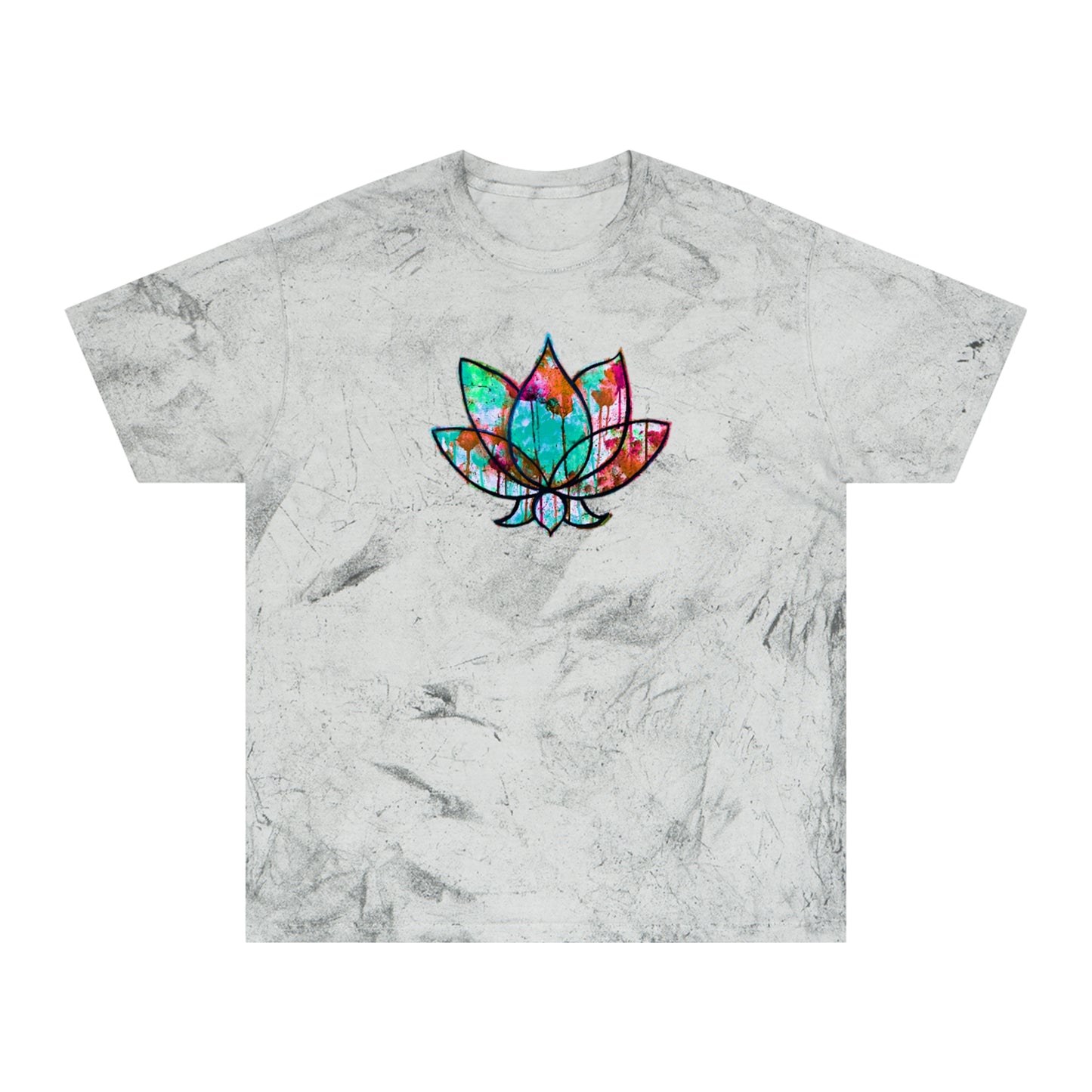 Unisex Lotus Bloom Industrial Dye Premium T-Shirt
