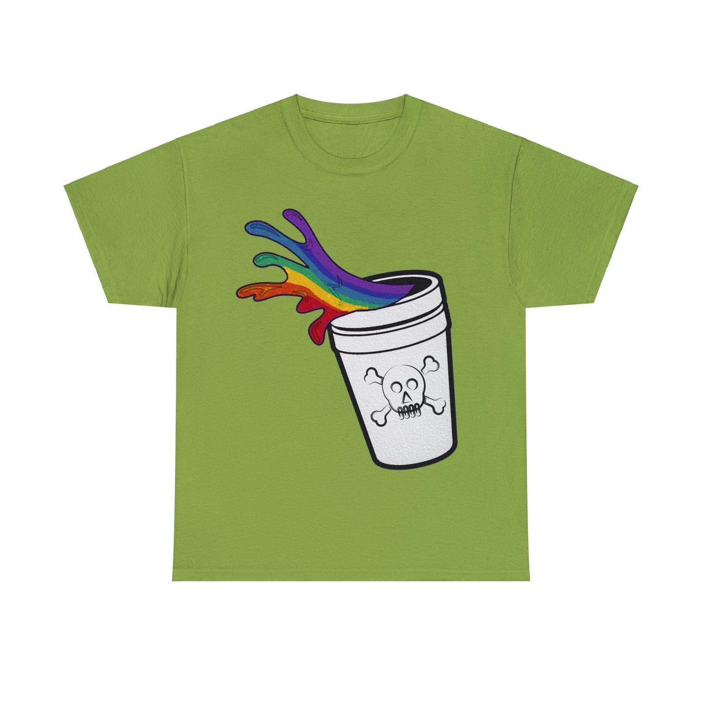 Rainbow Slushy Unisex Heavy Cotton Tee