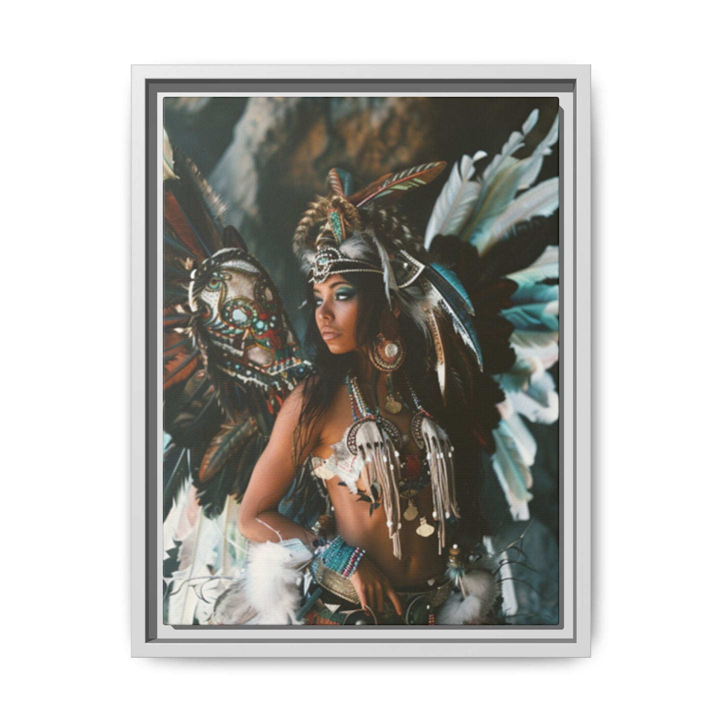 Xochiquetzal Aziza & Fae Matte Canvas Framed