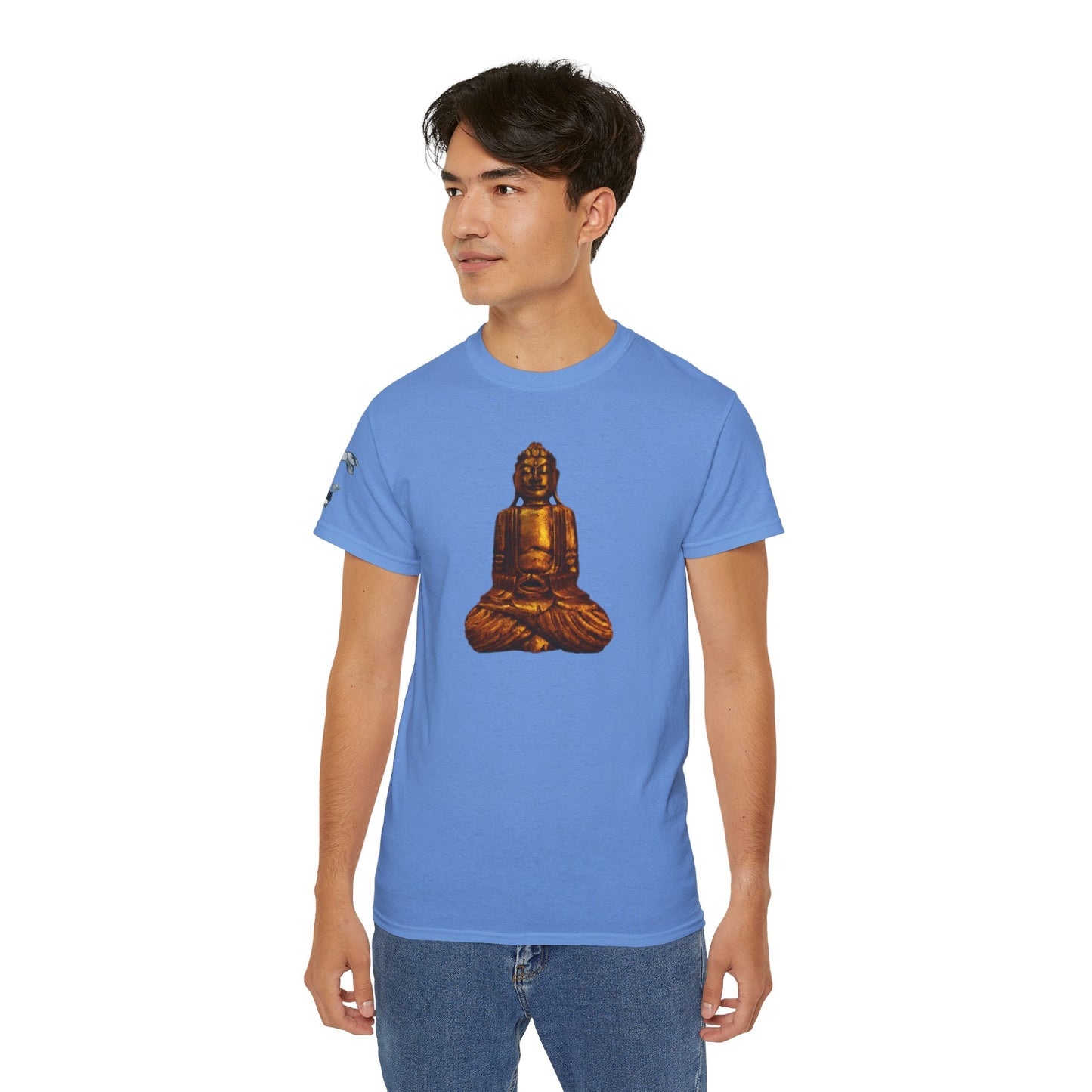 Fine Art Buddha Carving Print Unisex Ultra Cotton Tee