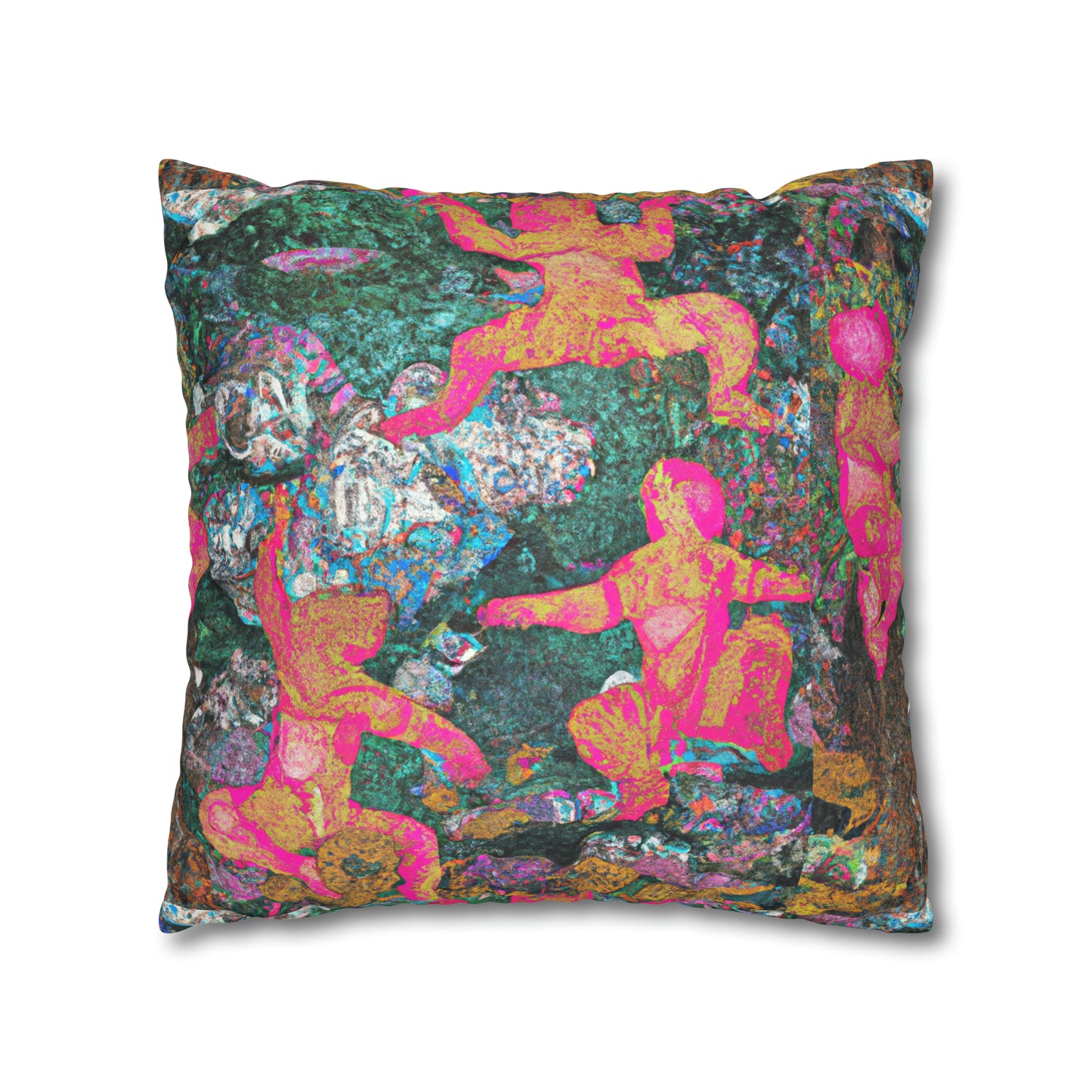 Cezanne's Dancing Bears Micro Suede Pillow Case