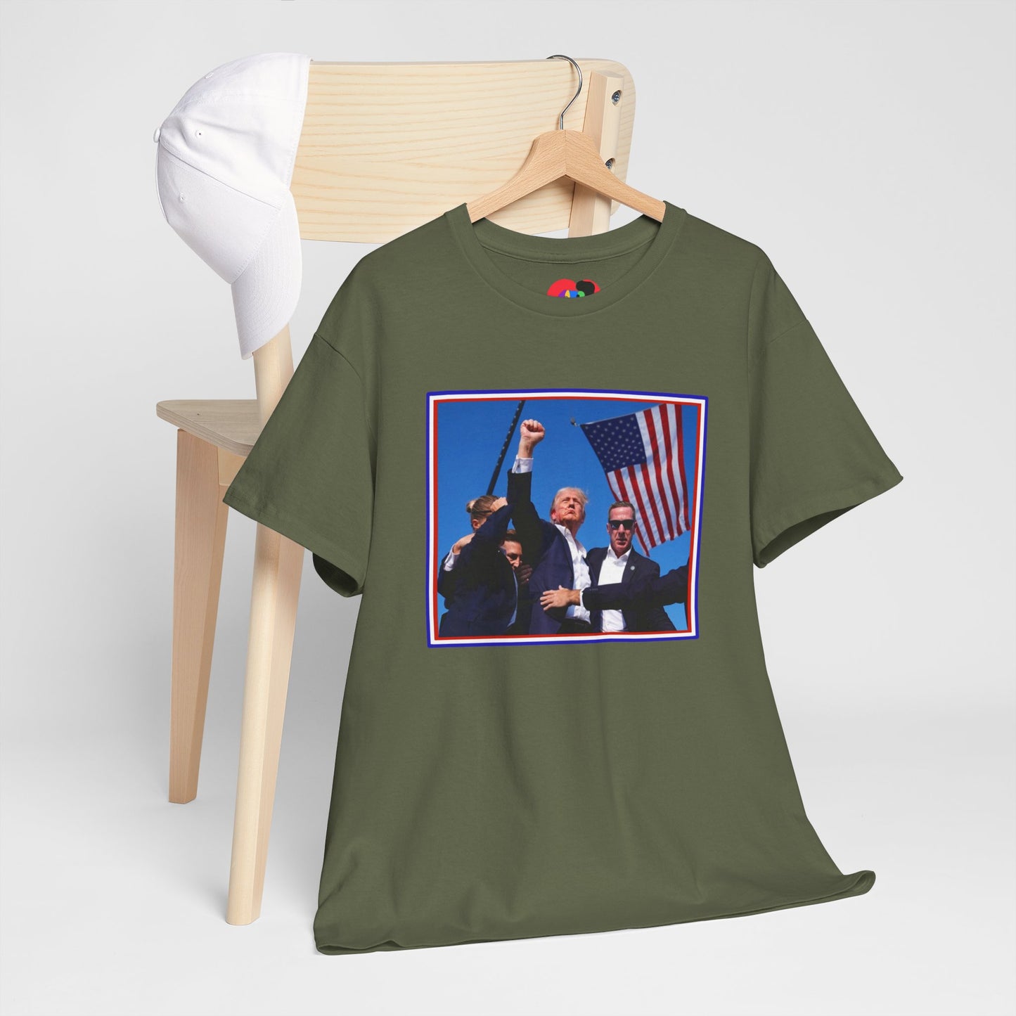 TRUMP RALLY SHOOTER FREEDOM LIVES High Quality USA T-Shirt