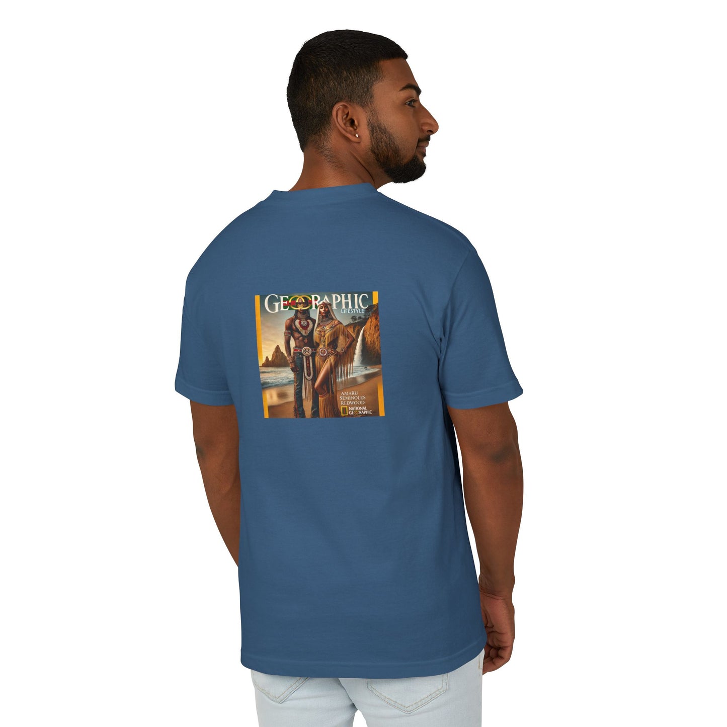 Choctaw Amaru Khan Aborigine Unisex Garment-Dyed Heavyweight Cotton Tee