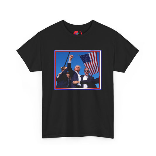 TRUMP RALLY SHOOTER FREEDOM LIVES High Quality USA T-Shirt