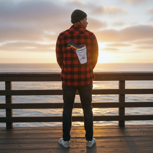 Love Pill & Chaser Unisex Flannel Shirt