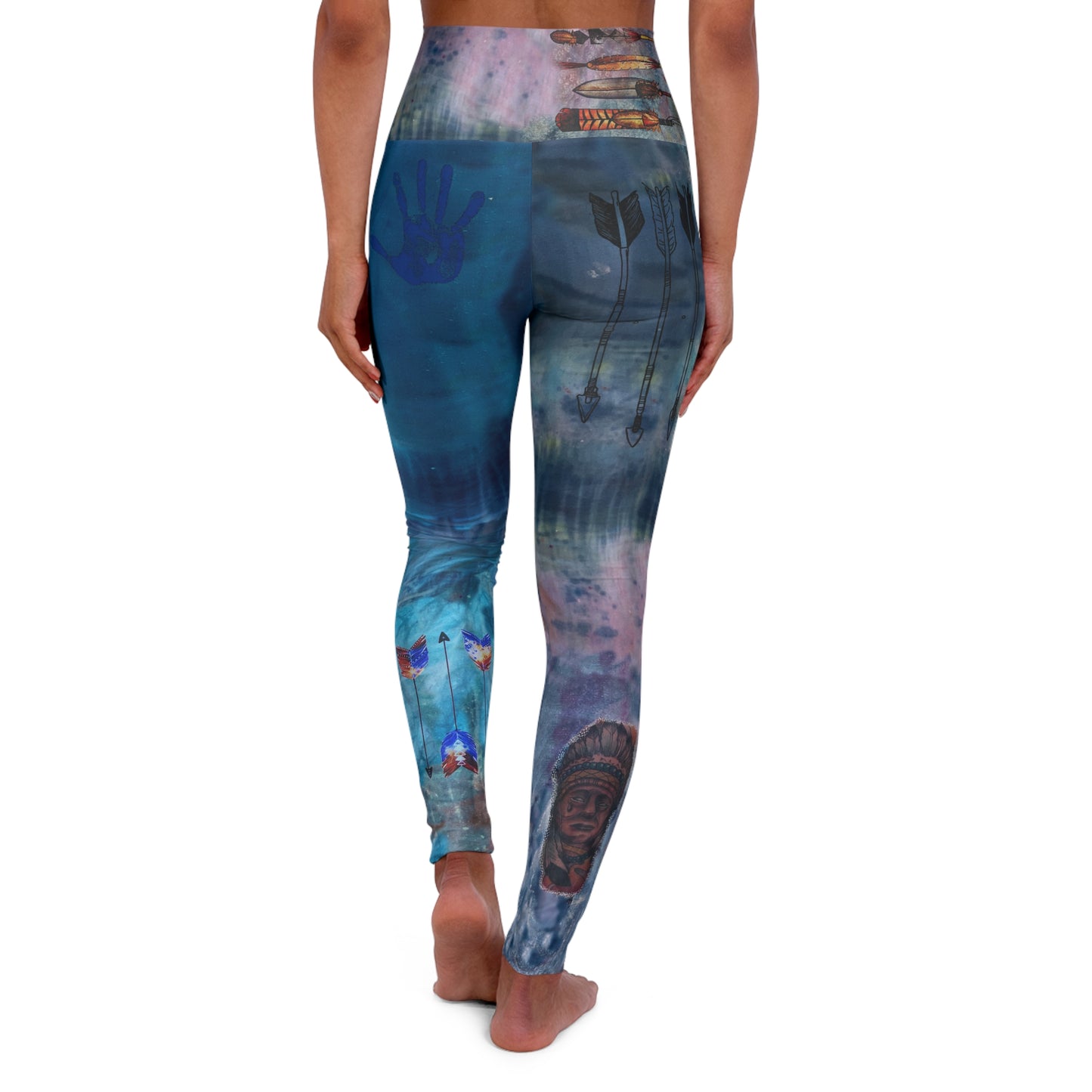 Founding Feathers High Waisted Leggings
