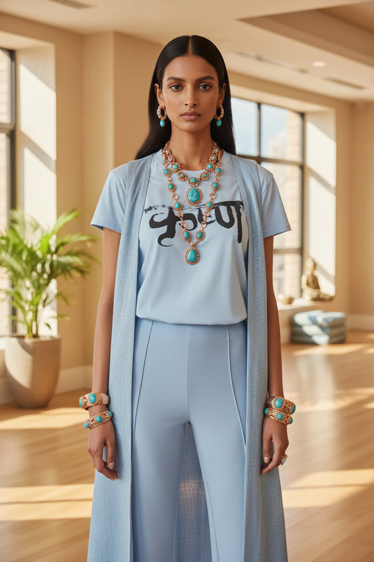 Sanskrit KRSNA KRISHNA BLK Unisex Ultra Cotton Tee