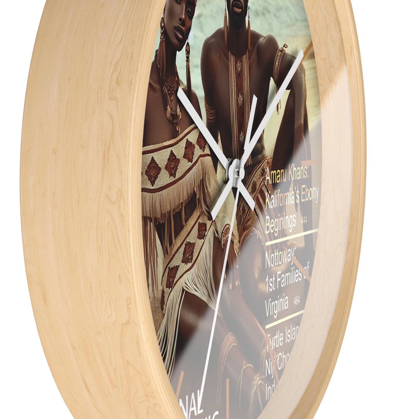 Turtle Island Amaru Khan Aborigine Wall Clock