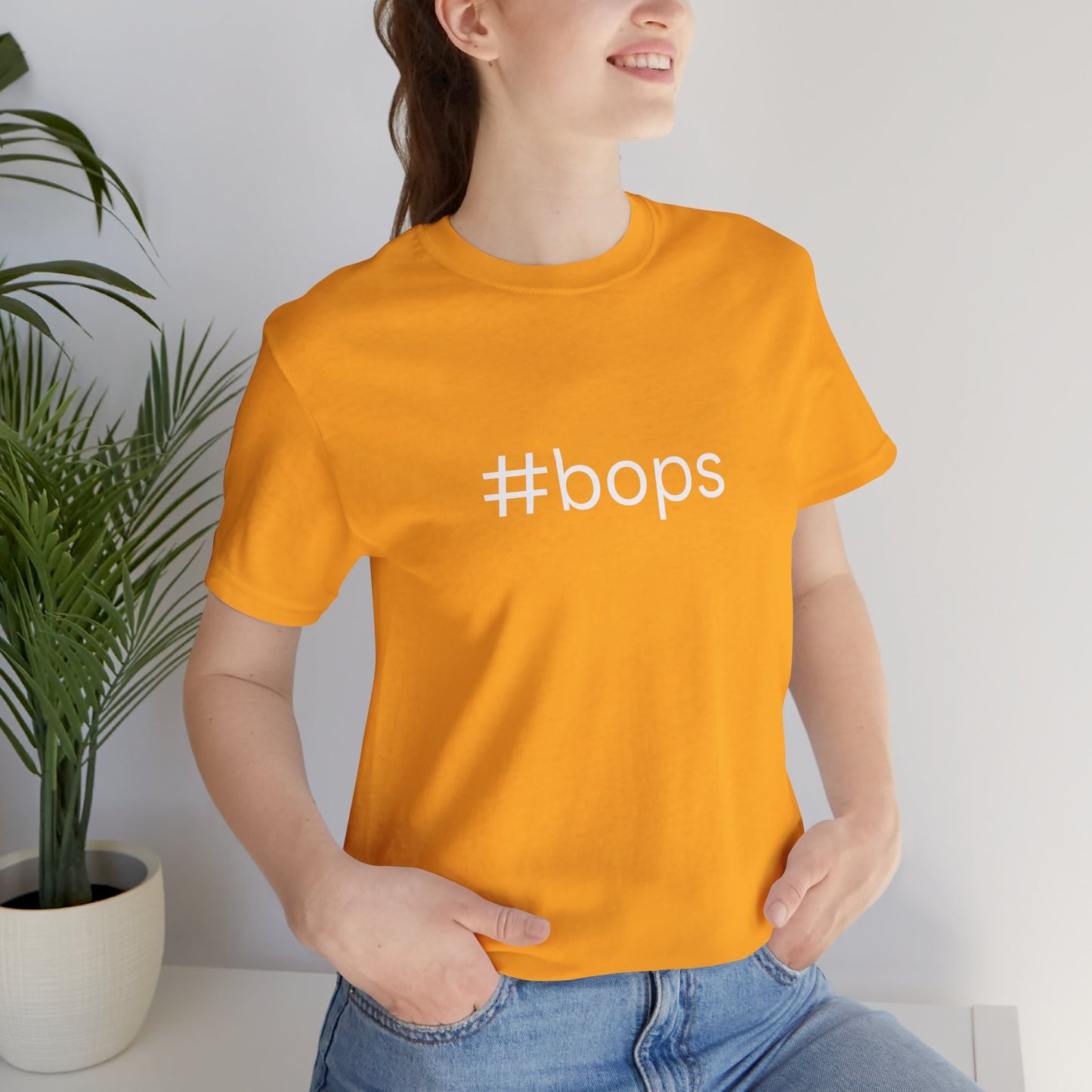 #bops Unisex High End Cotton Short Sleeve Tee