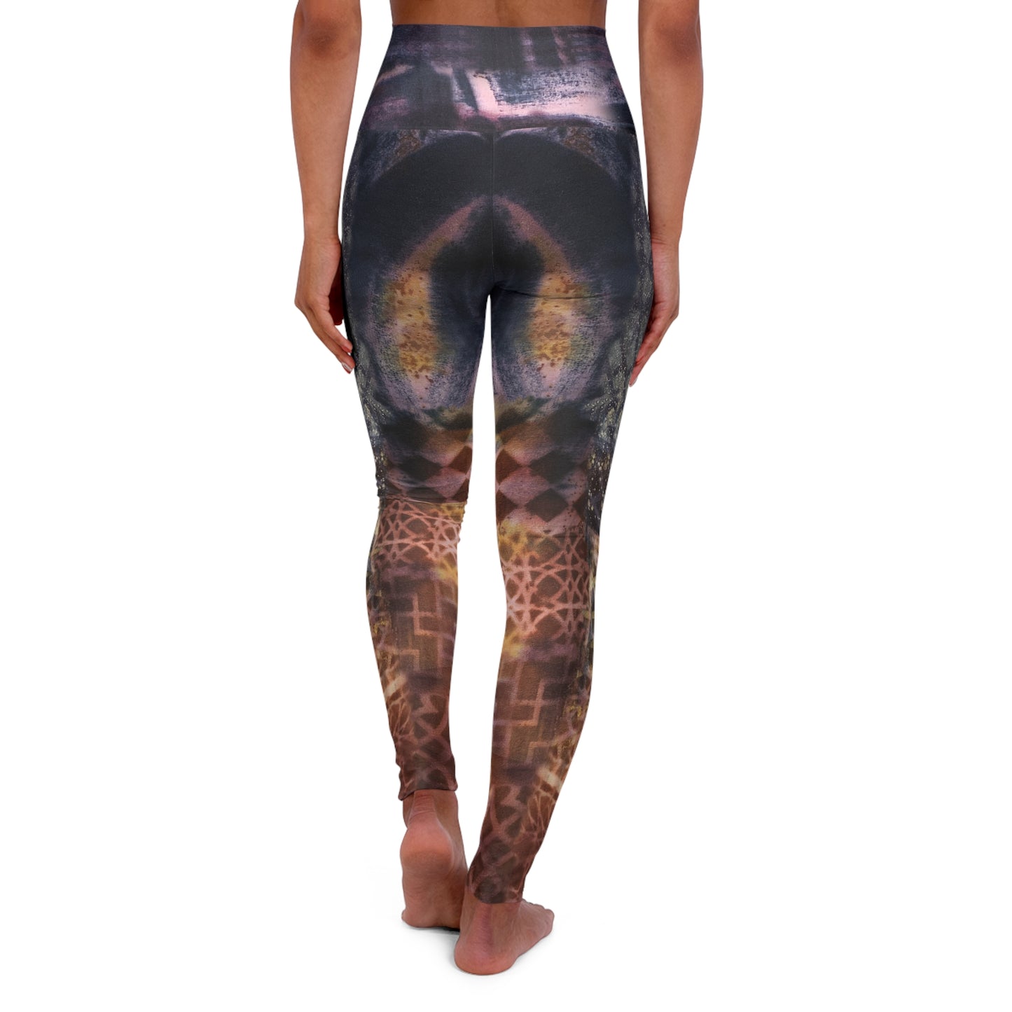 Kaleidoskop-Spiegel-Yoga-Leggings