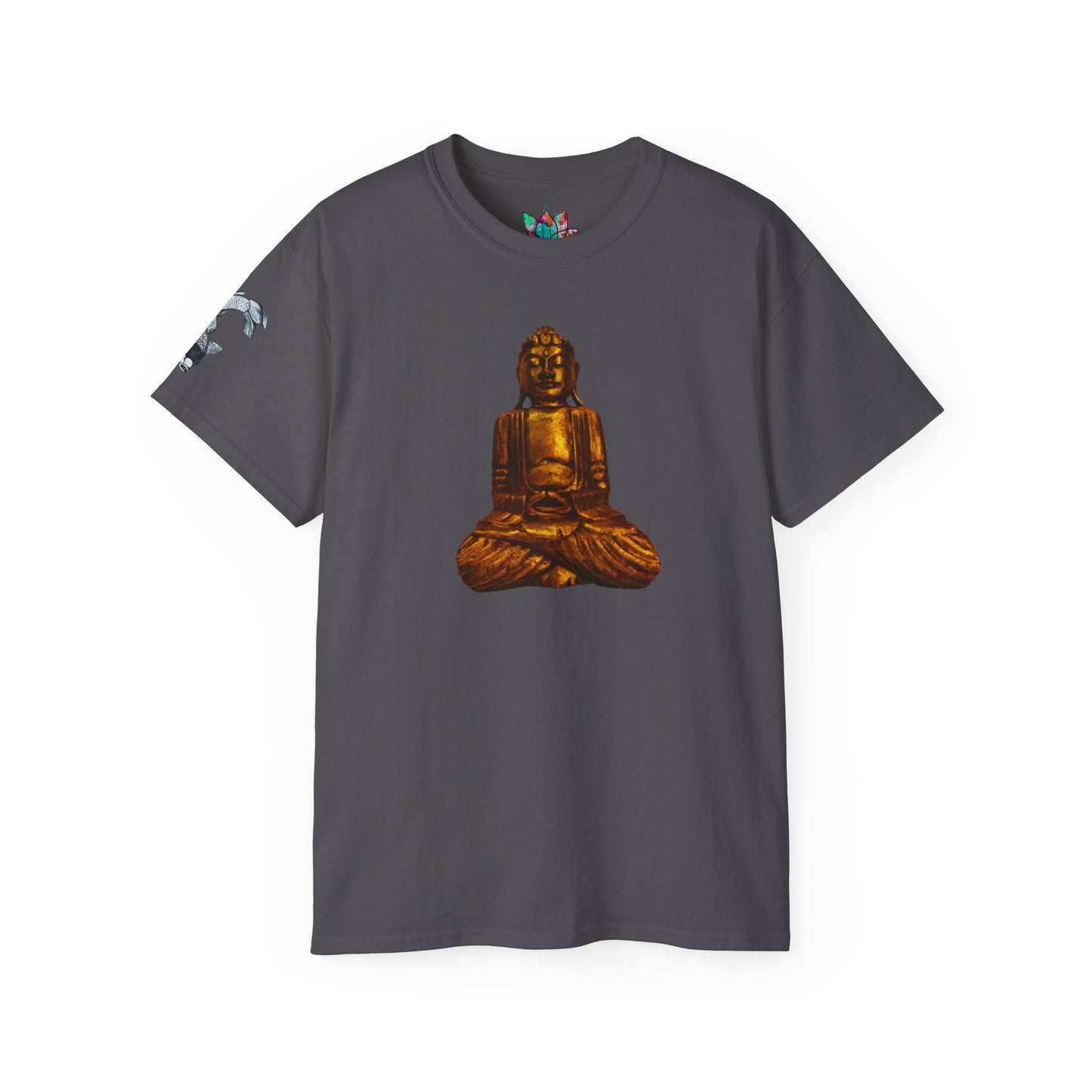 Fine Art Buddha Carving Print Unisex Ultra Cotton Tee