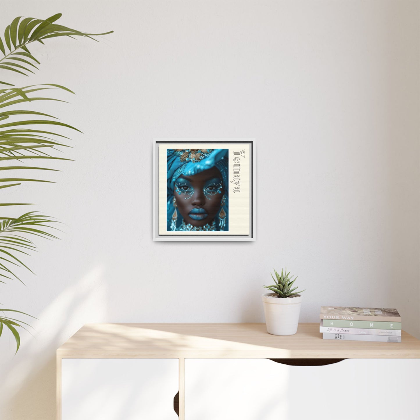 Yemaya Aziza & Fae Matte Canvas Framed