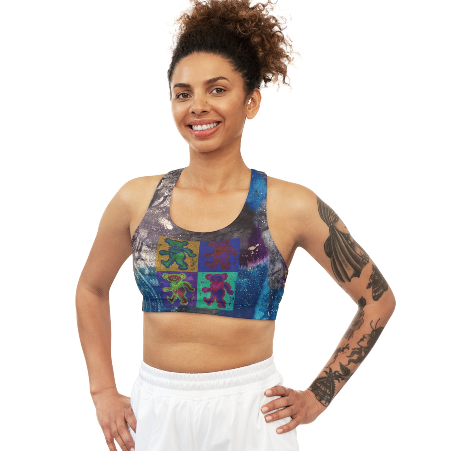 Grateful Dead Double Sided Sports Bra