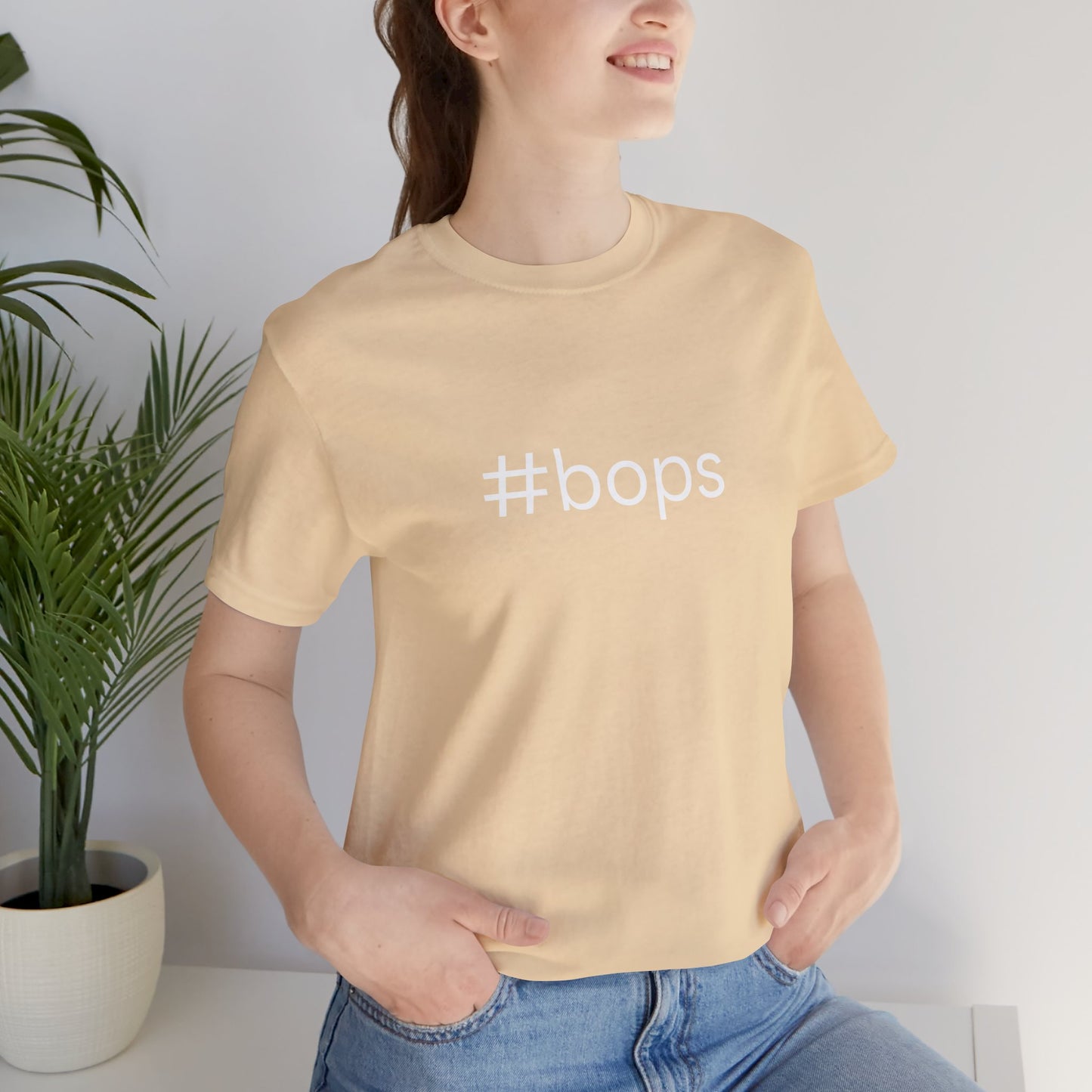 #bops Unisex High End Cotton Short Sleeve Tee