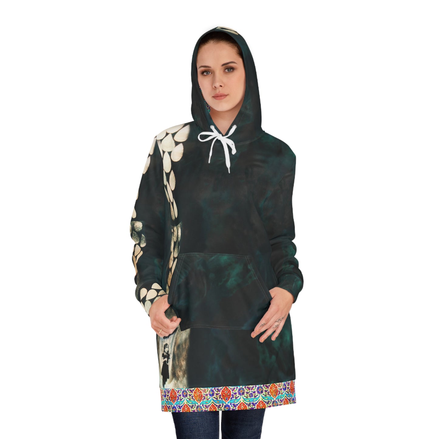 Rain Drop Hoodie Dress