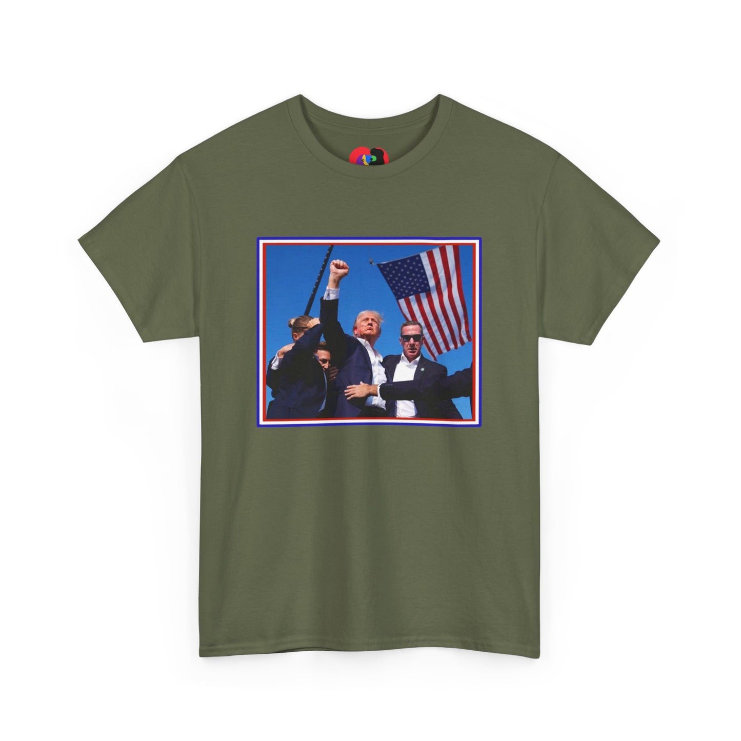 TRUMP RALLY SHOOTER FREEDOM LIVES High Quality USA T-Shirt