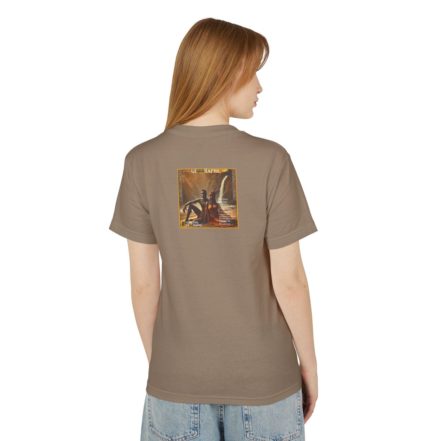 Turtle Island Amaru Khan Aborigine Unisex Garment-Dyed Heavyweight Cotton Tee