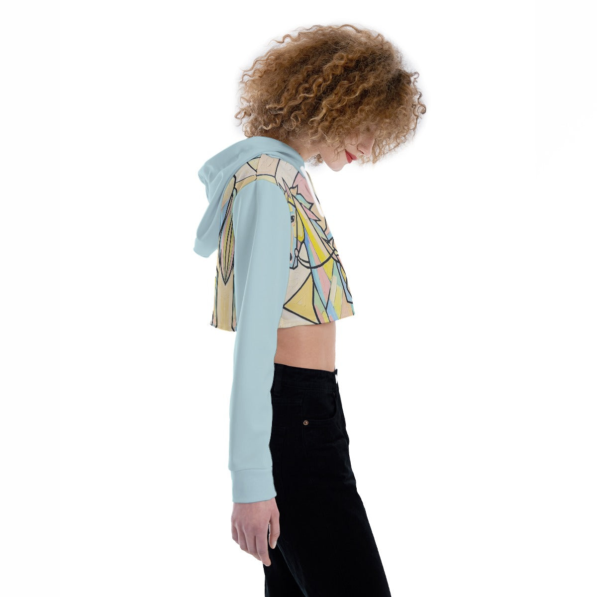 Cowgirl Women's Crop Top Hoodie