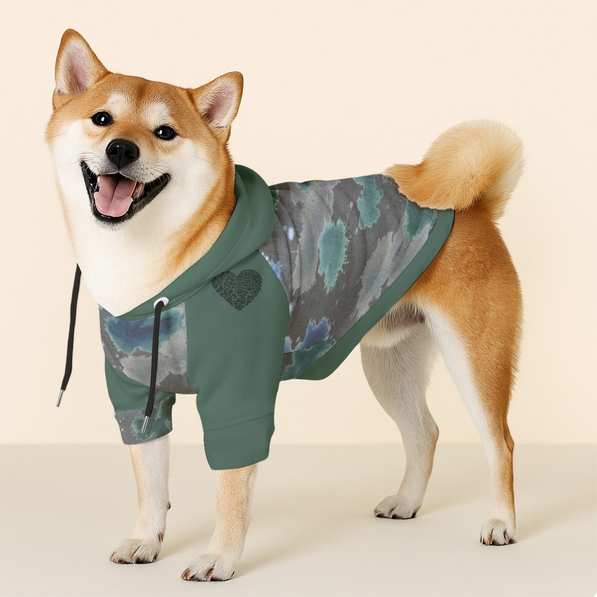 Spots Hooded Cotton Sweatshirt for Pets