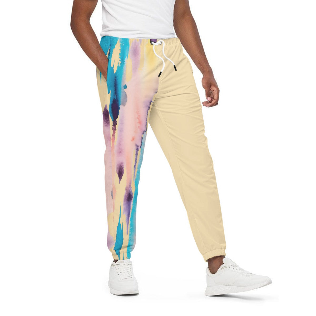 Watercolor Drip Unisex Cotton Jogger Pants