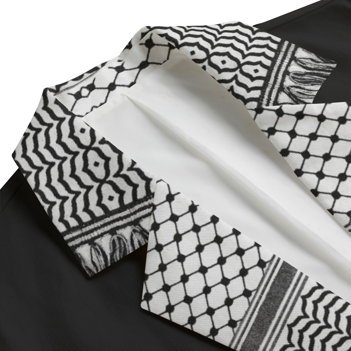 Kufiya Keffiyeh Night Cotton Blazer Jacket