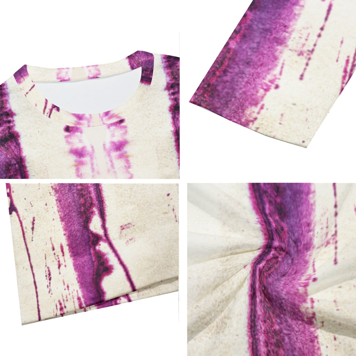 Purple Syrup Drip Long Sleeve T-Shirt Cotton