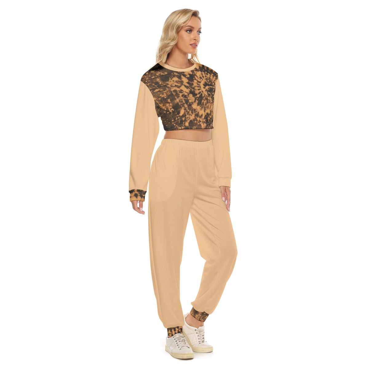 Mandala Splash Women's Crop Sweatsuit