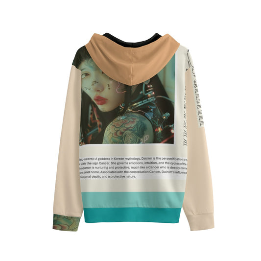 Dalnim Aziza & Fae Unisex Pullover Hoodie Cotton