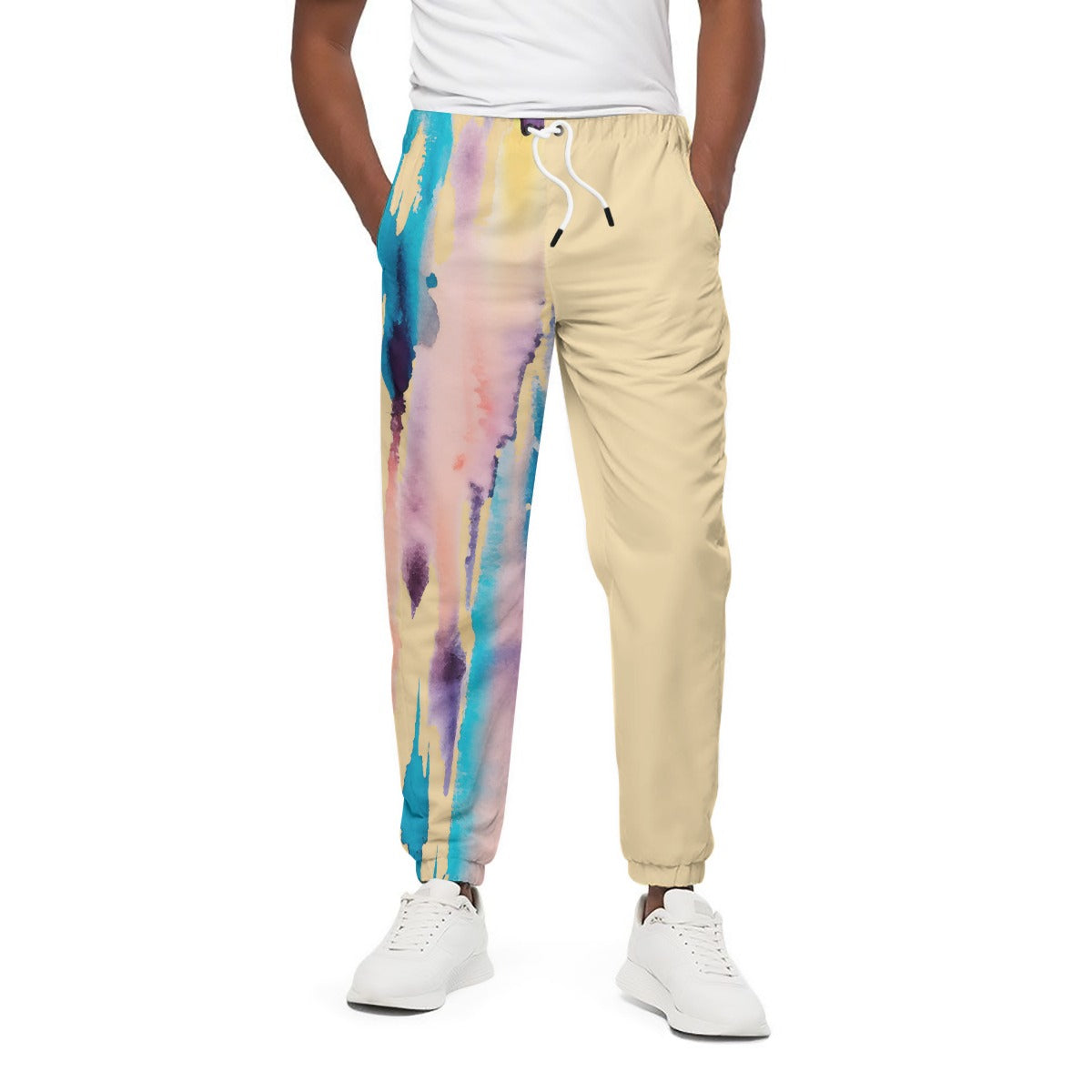 Watercolor Drip Unisex Cotton Jogger Pants