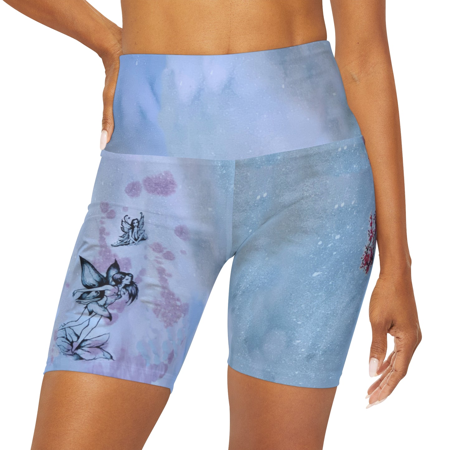 Fairy Goodness High Waisted Yoga Shorts